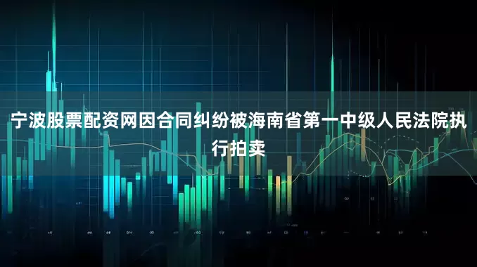 宁波股票配资网因合同纠纷被海南省第一中级人民法院执行拍卖